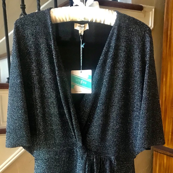 Umgee Dresses & Skirts - Metallic knit dress